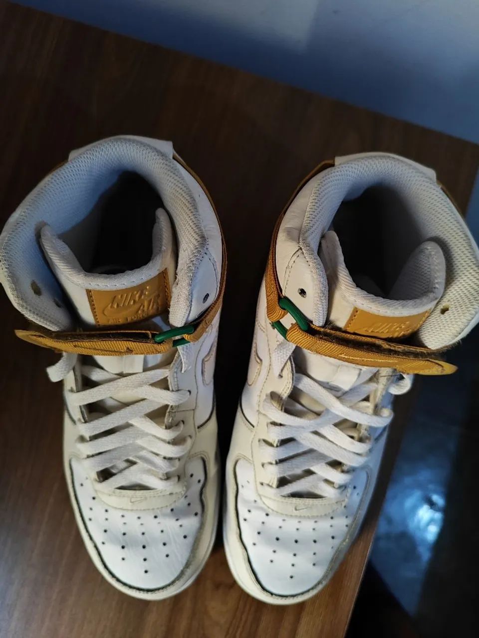 Tênis Nike Air Force Mid White/Creme - Foto 2