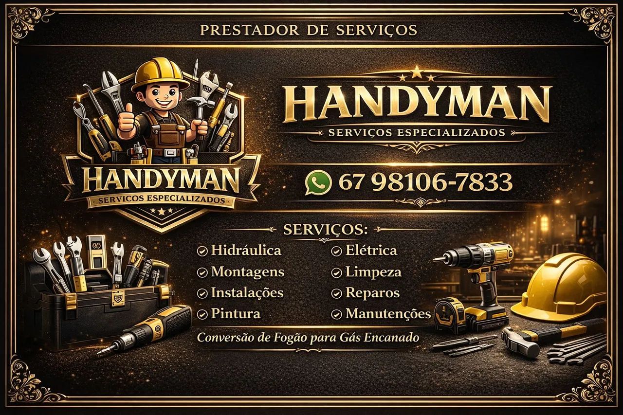 Prestador de serviços (Faz Tudo)!