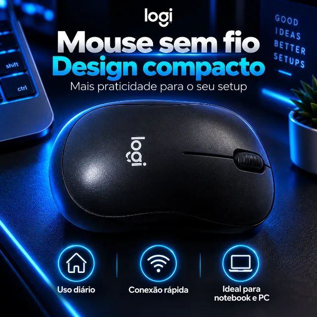 Mouse sem fio Logitech M240 Silent Touch Bluetooth - Foto 4