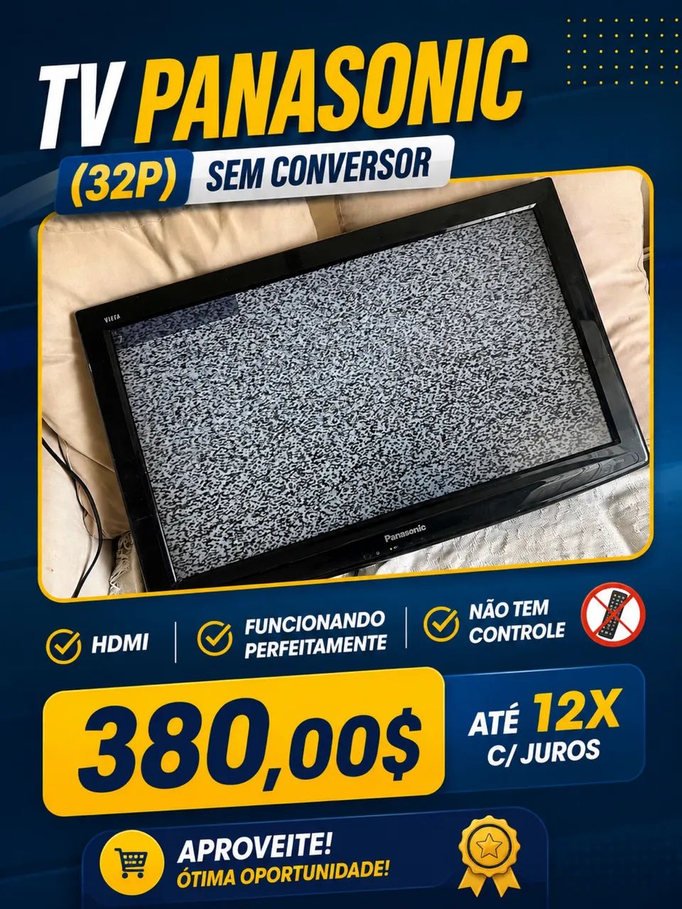 TV Panasonic (32 polegadas) LCD