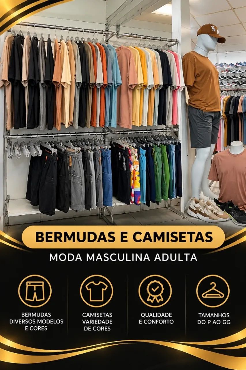 VENDE-SE LOJA COMPLETA DE MODA MASCULINA BIGUAÇU/SC - Foto 5
