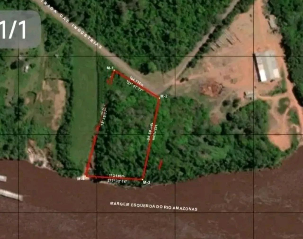 Área para Porto 20.000m² em Itacoatiara