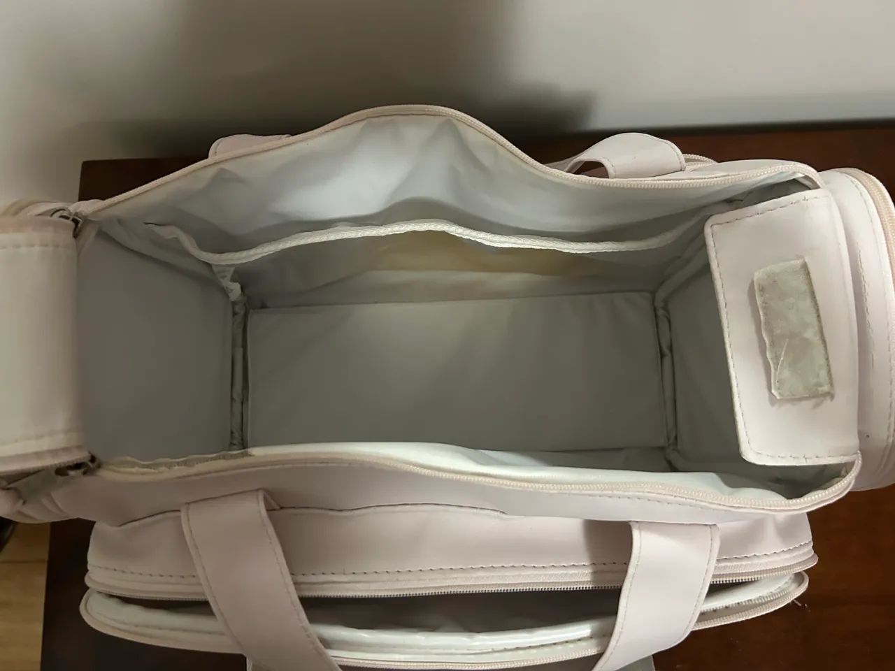 Bolsa mala maternidade Paola da vinci rosa claro  - Foto 5