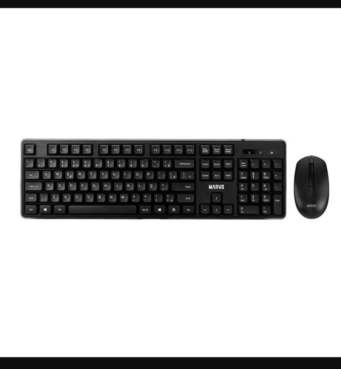 Combo Teclado e Mouse sem Fio WS005 Marvo - Foto 2