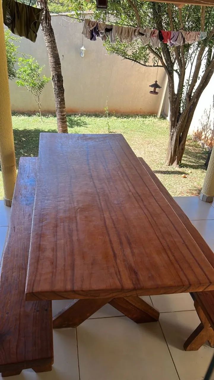 Mesa de madeira  - Foto 3