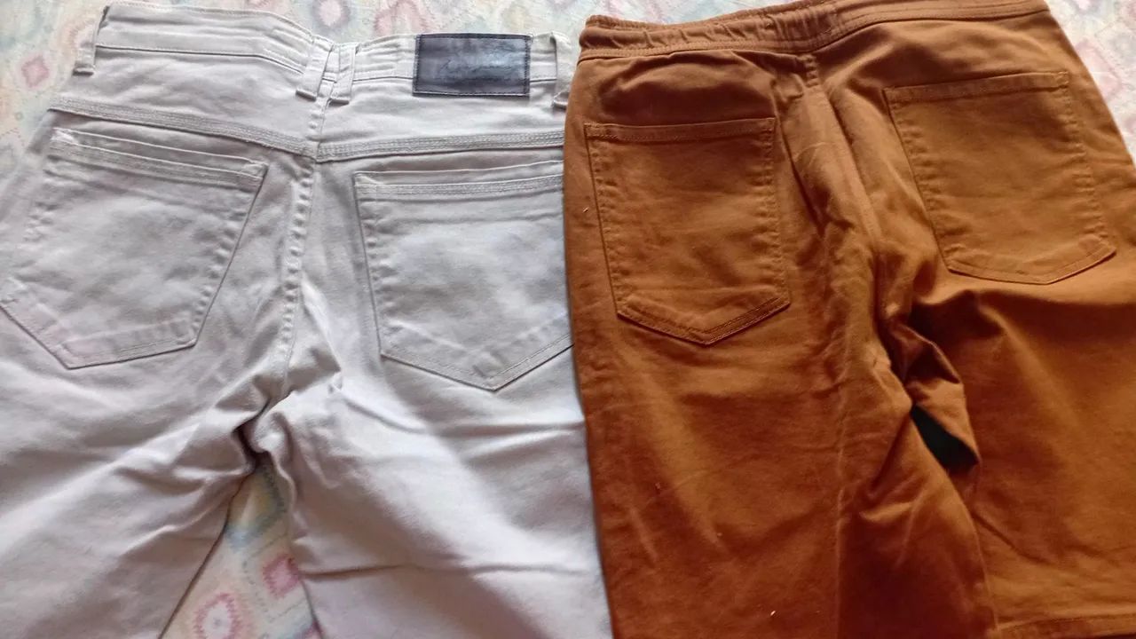 Bermudas semi novas Riachuelo  30,00 reais cada. - Foto 4