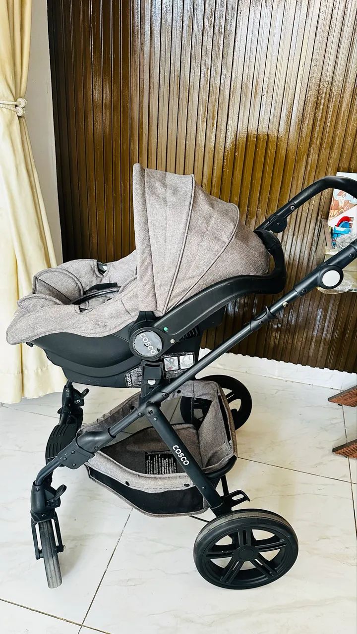 Carrinho + bebê conforto  - Foto 4