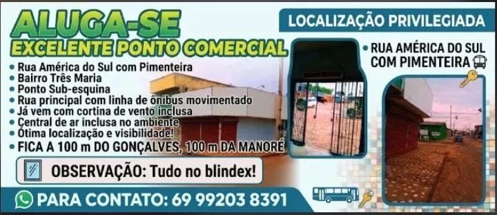 Aluga-se ponto comercial 