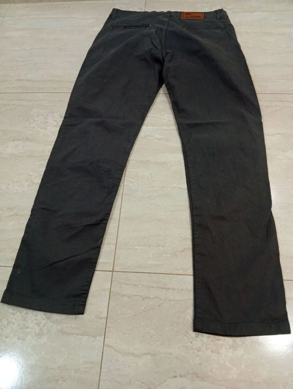 Calça Sarja Masculina Cinza 44 - Nova - Foto 3