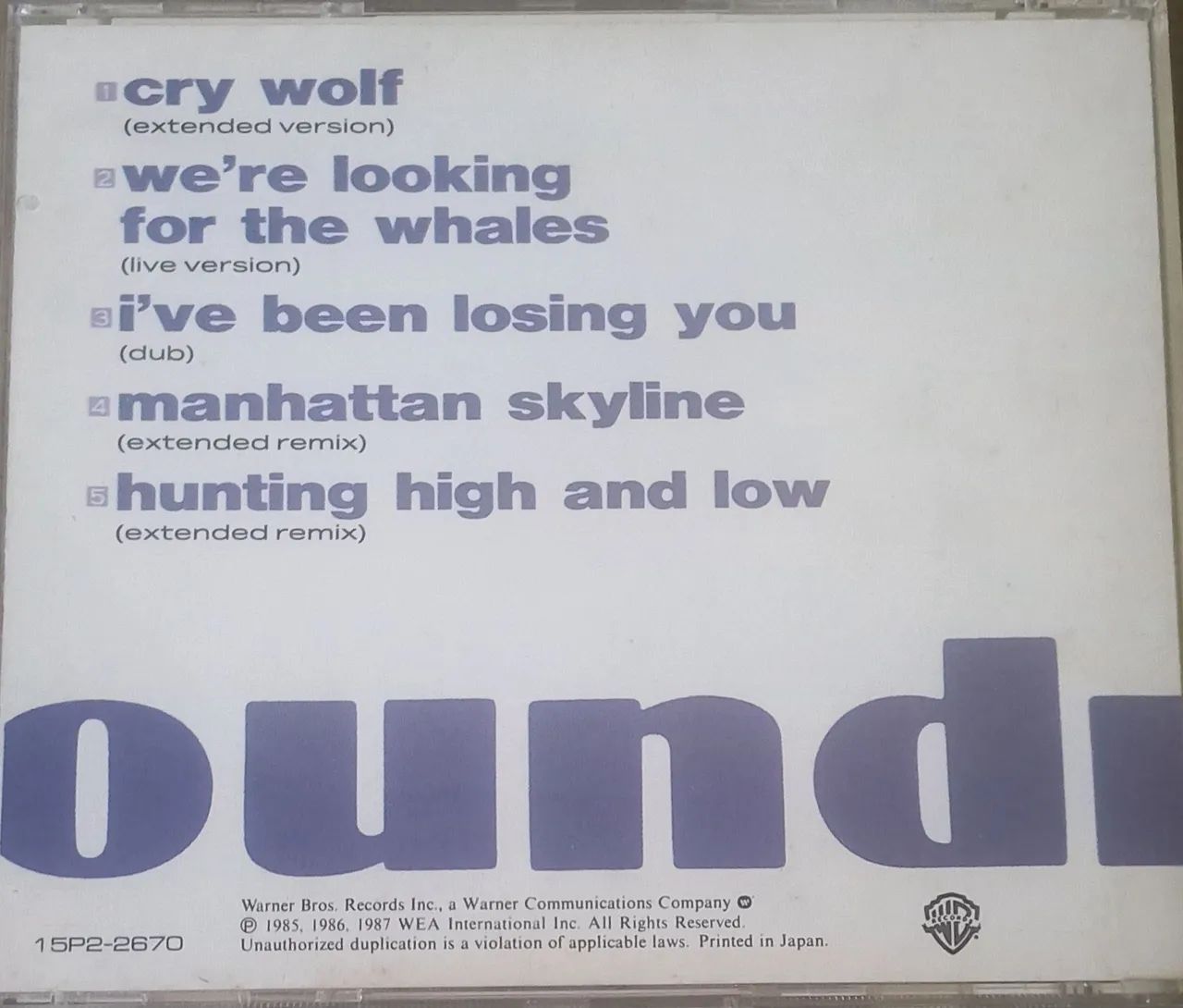 Cd A-Ha - Scoundreal - Japan - Foto 2