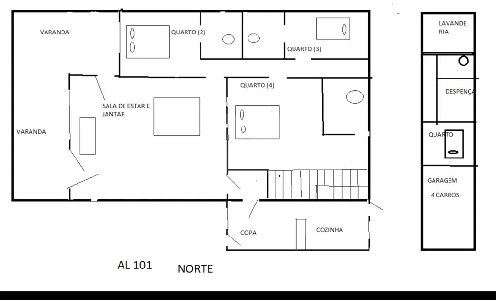 Casa com 4 quartos à venda em Riacho doce - AL - Foto 4