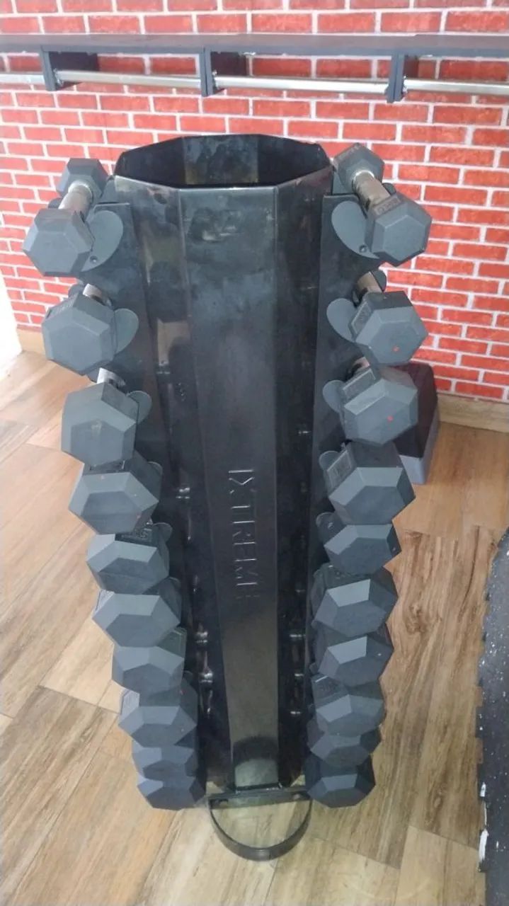 Kit de Halteres Sextavado - Foto 3