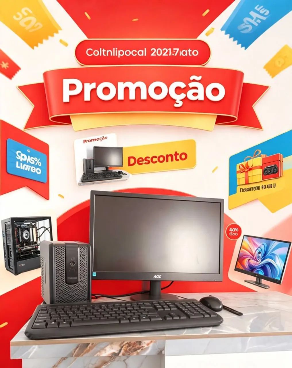 COMPUTADOR COMPLETO AOC ANAPOLIS