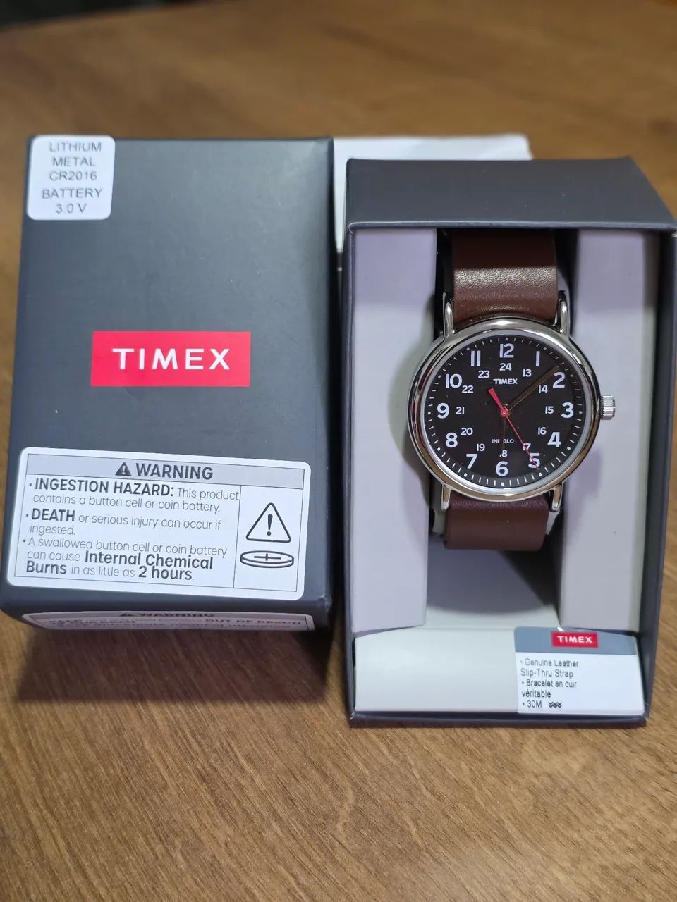 Relógio Timex Weekender 38 mm Pulseira de Couro - Foto 2