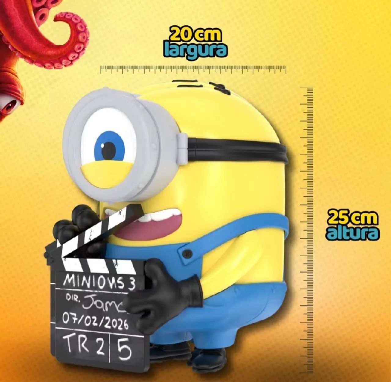 Balde minions 3 novo cinepolis  - Foto 3