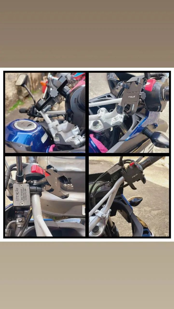 Suporte de celular para moto - Foto 2