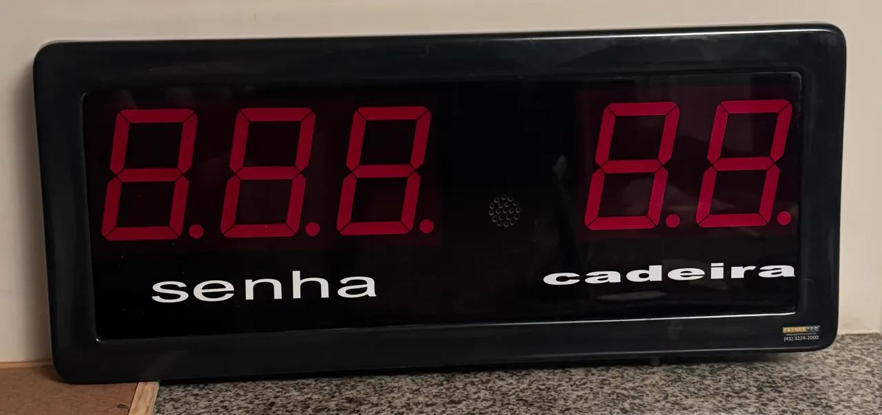 Painel de senha com teclado e impressora  - Foto 4