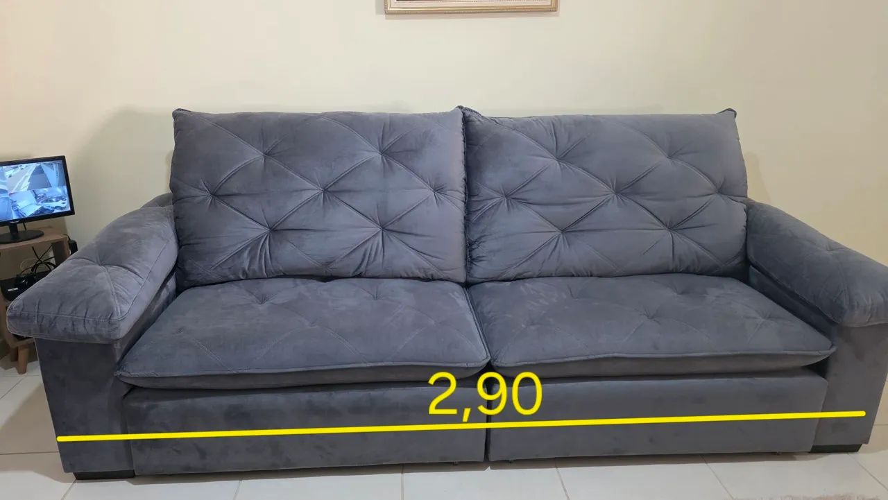 Sofá retrátil e articulado 2,90