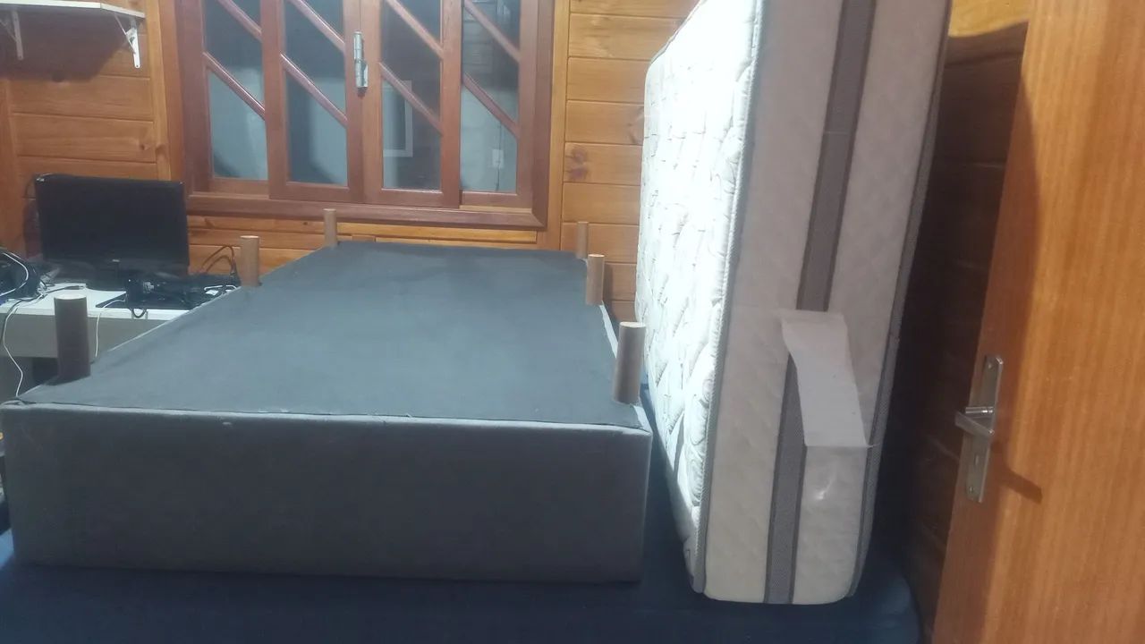 Cama box solteiro com base