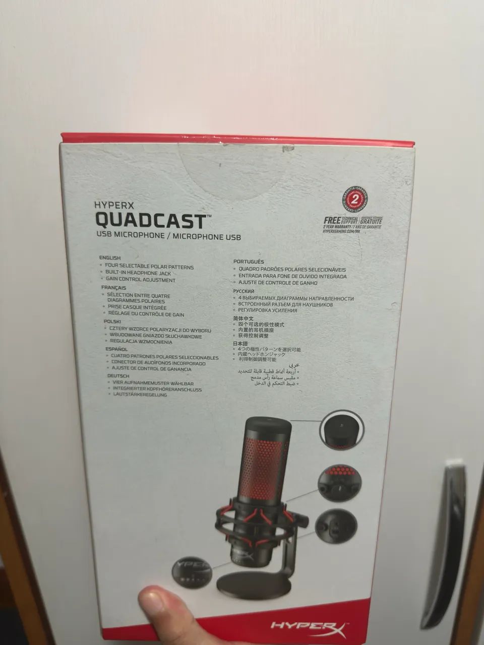 MICROFONE HYPERX QUADCAST - Foto 4