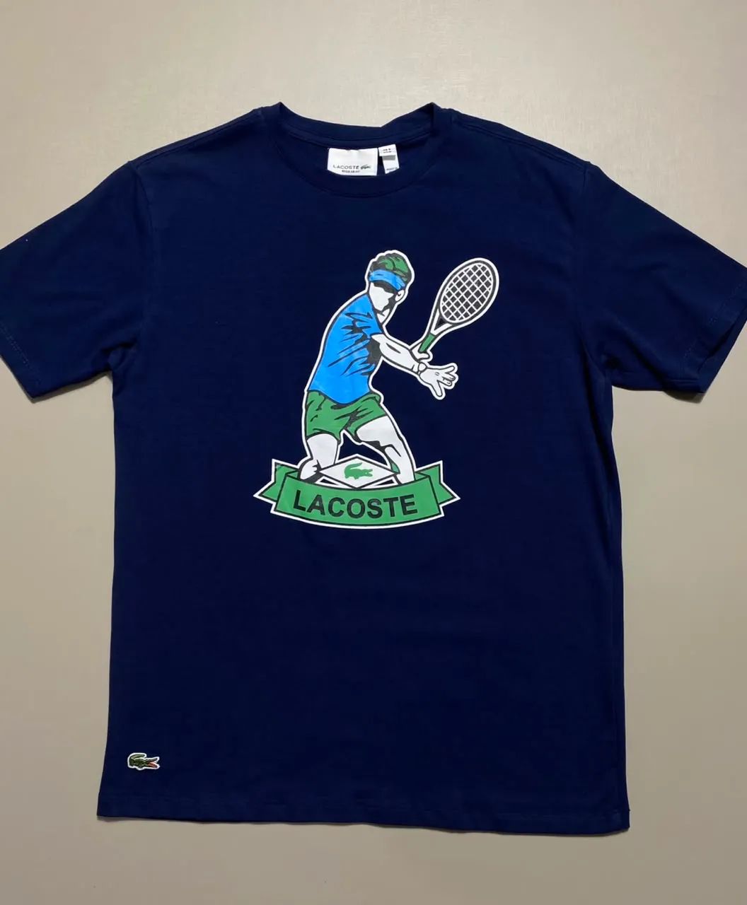 Camiseta Lac Raquete Azul Marinho