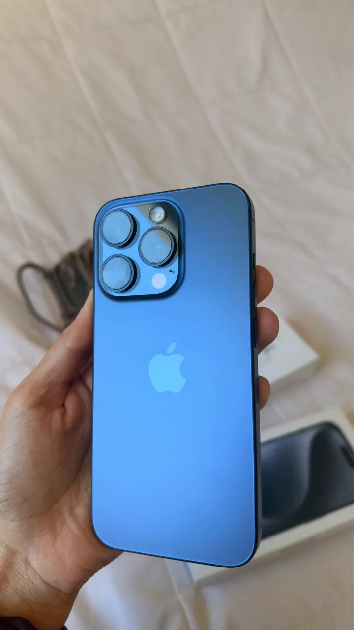iPhone 15 Pro - Blue Titanium - 256gb - Foto 4