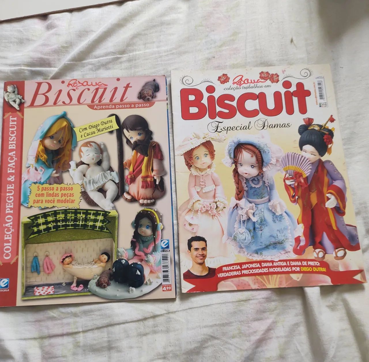 Lote Revistas de Biscuit Manual de modelagem  - Foto 2
