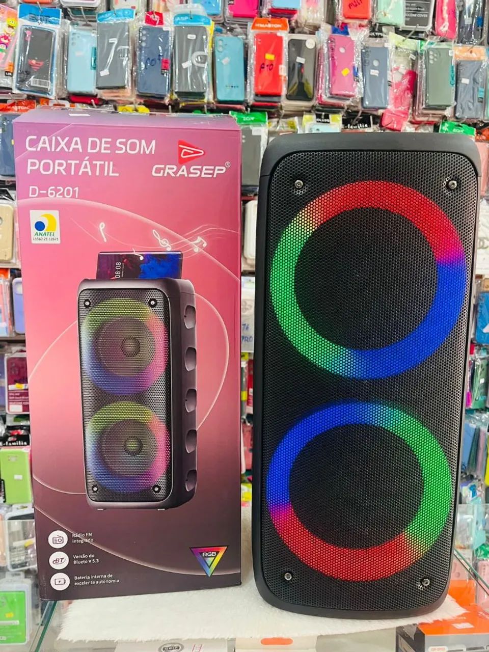 Caixa de som grasep