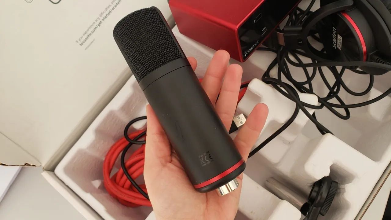 Kit Focusrite Scarlett Studio Áudio 3° geração - Foto 5