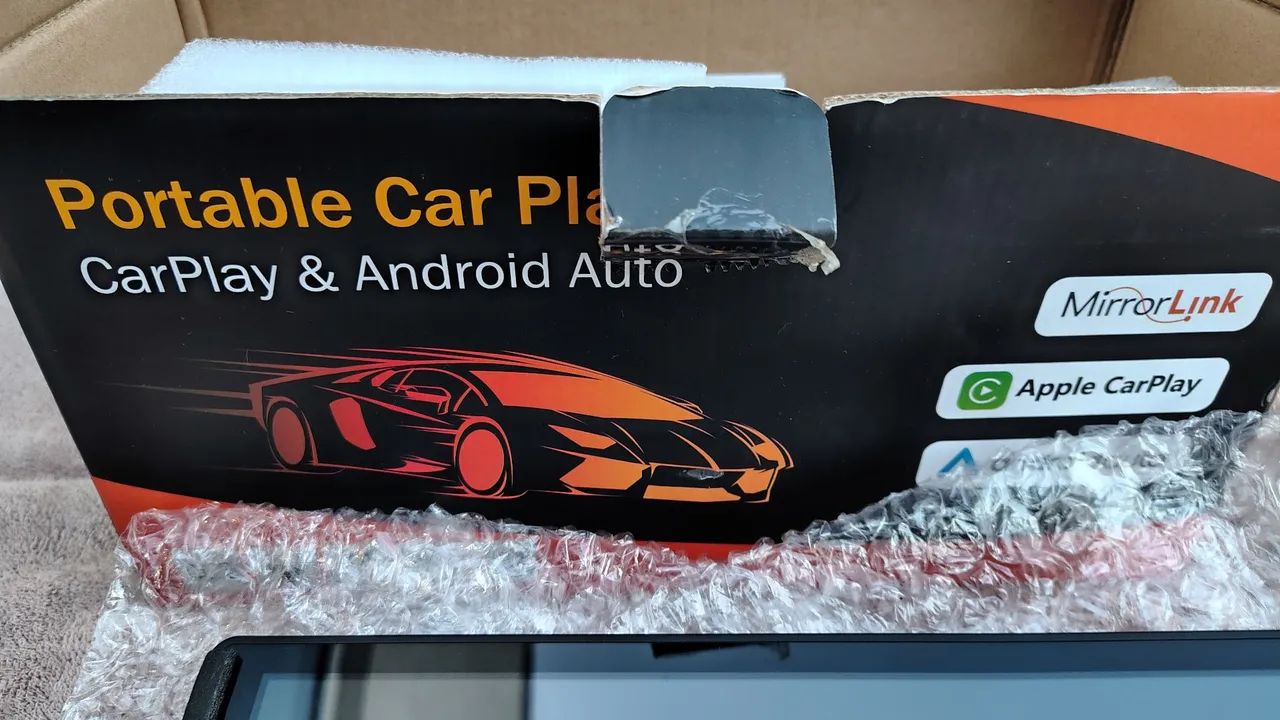 Multimídia Portátil 10 polegadas Android auto e car play - Foto 3
