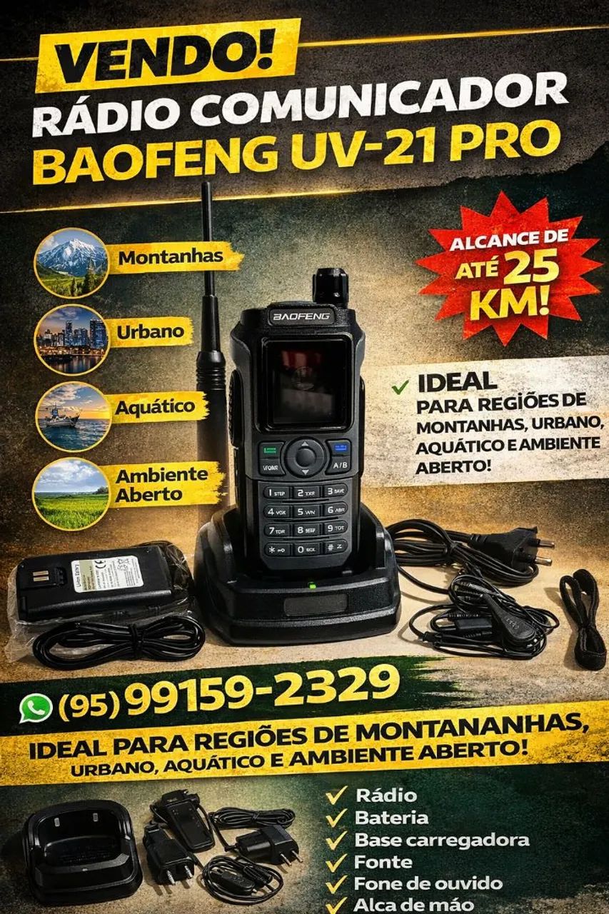 RADIO COMUNICADOR UV21 PRO? - Foto 4