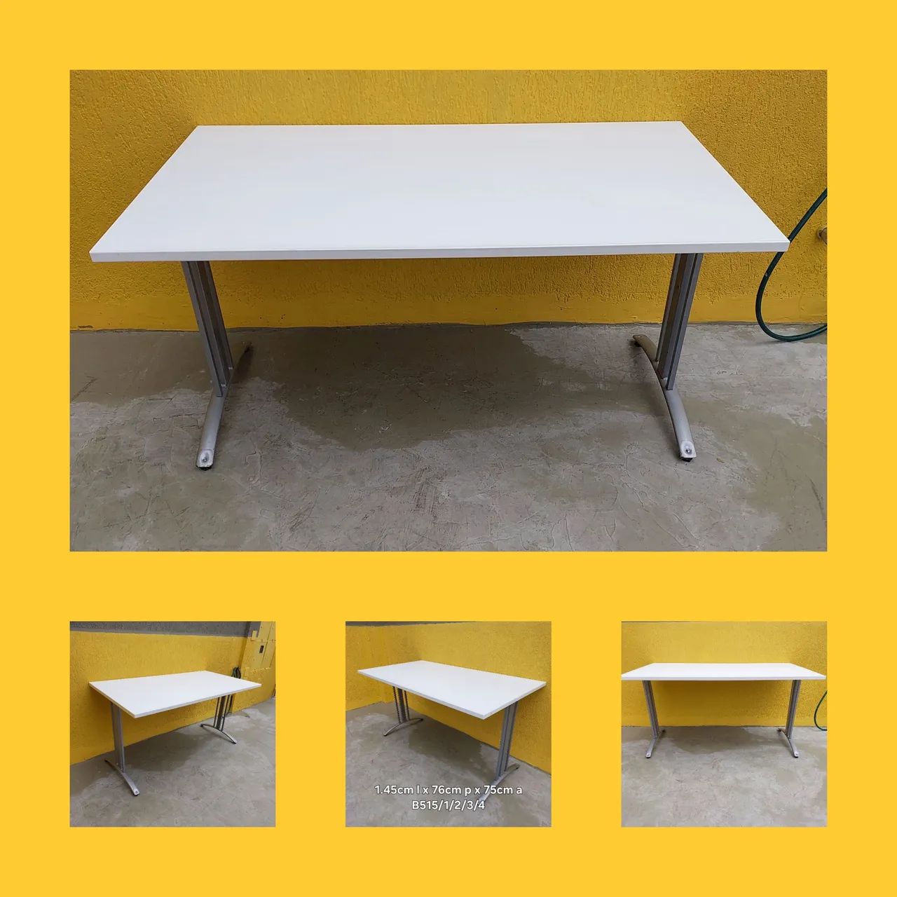 Mesa escritório 1.45x76cm
