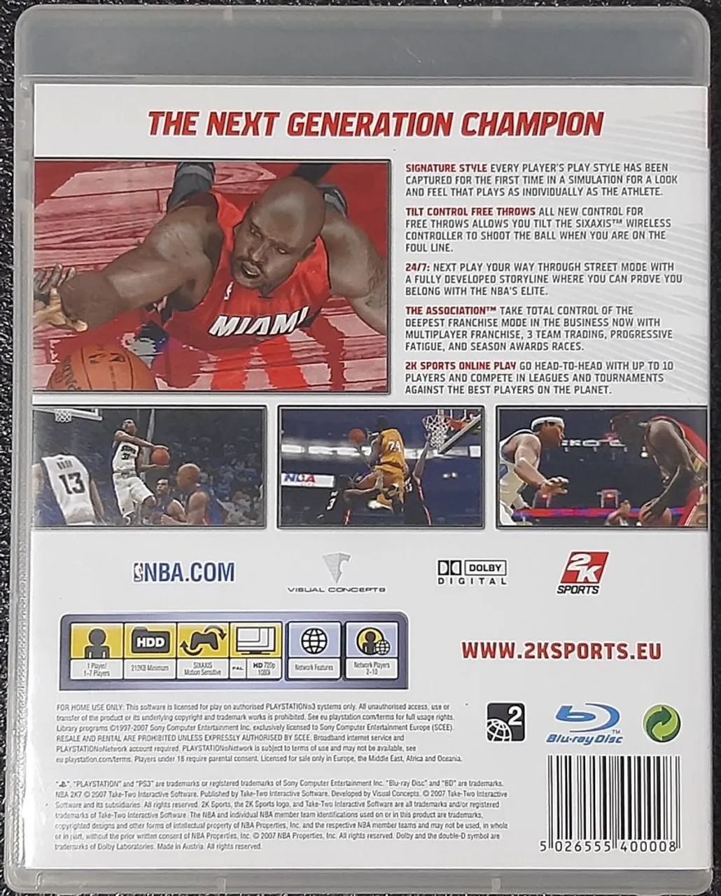 Nba 2k7 ps3 usado - Foto 4