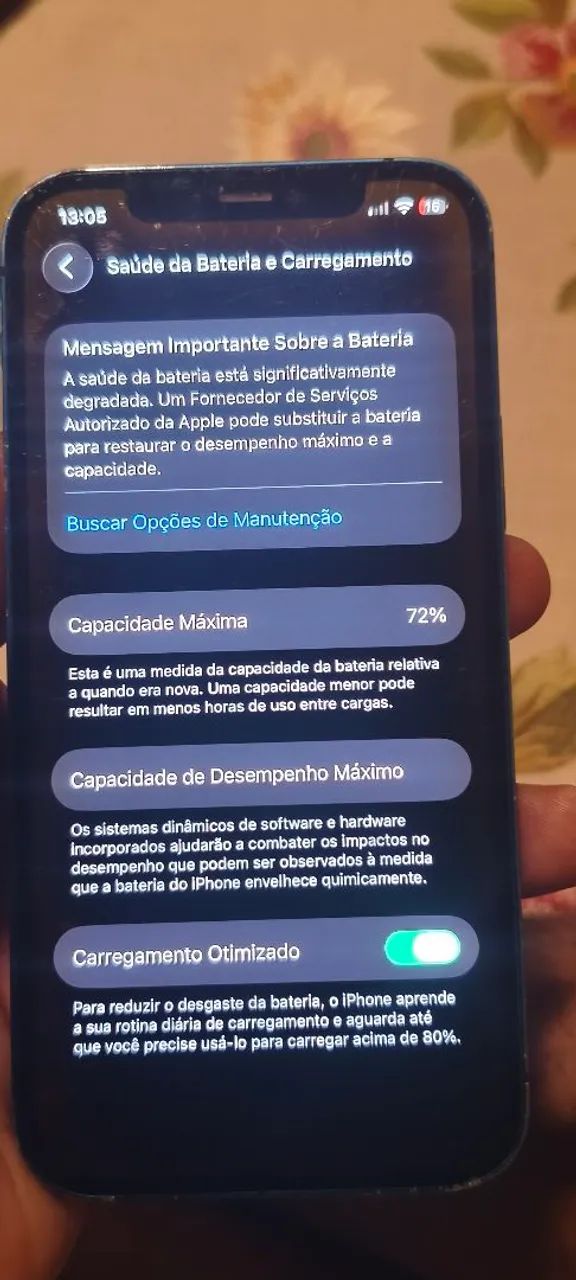 iPhone 12 Azul 128 GB- Com Detalhes - Foto 3