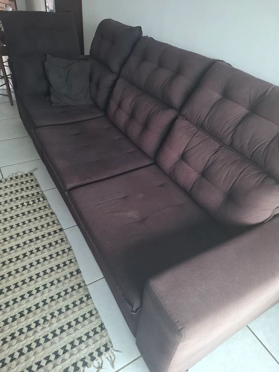 Sofá confortável e muito novo!