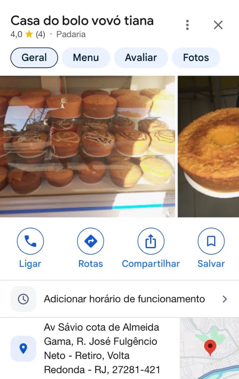 Loja de bolo 
