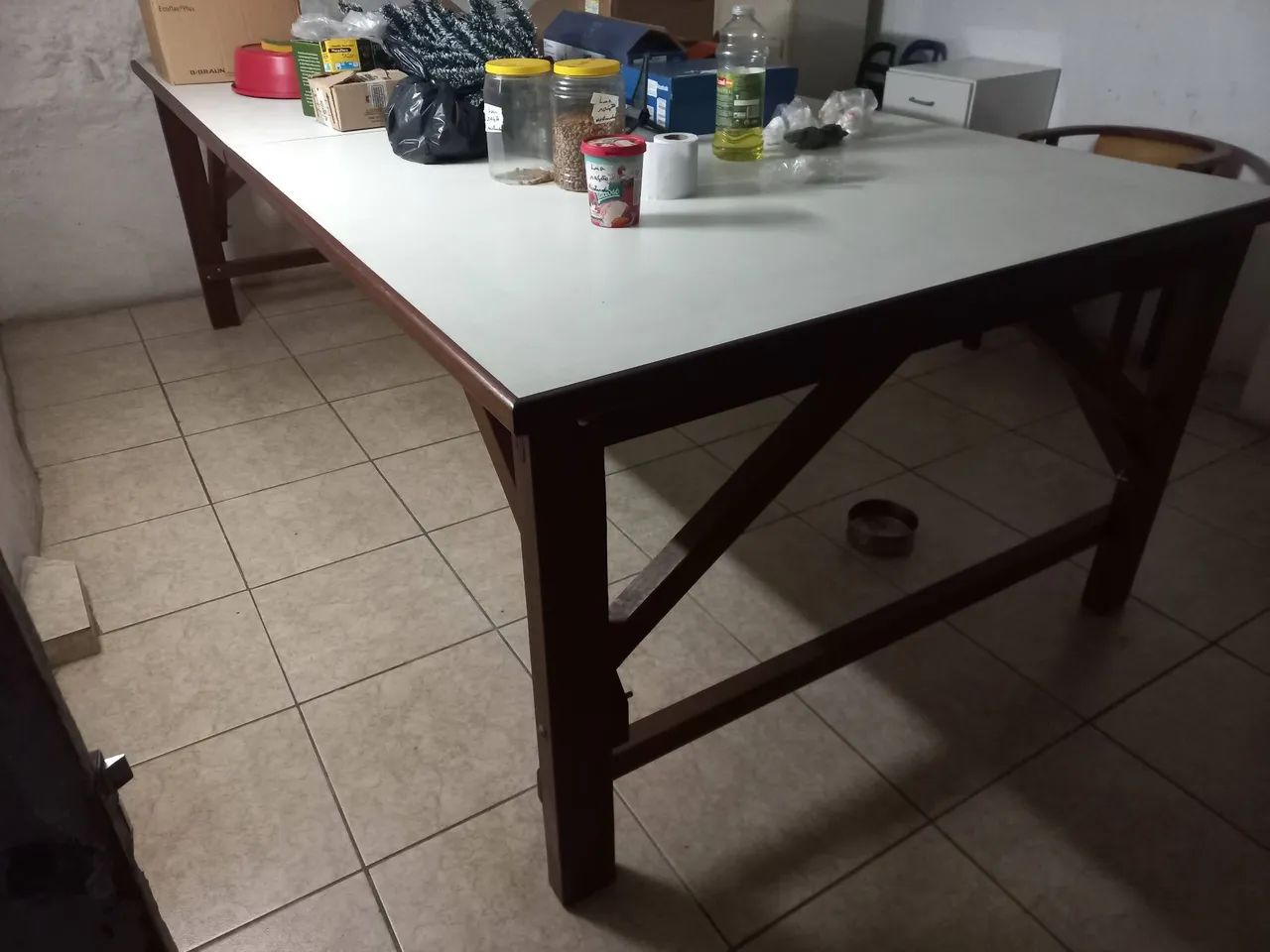 Mesa nova de madeira - Foto 4