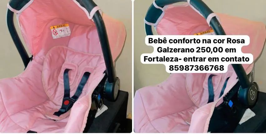 Cadeirinha de alimentação, bebê conforto   - Foto 2