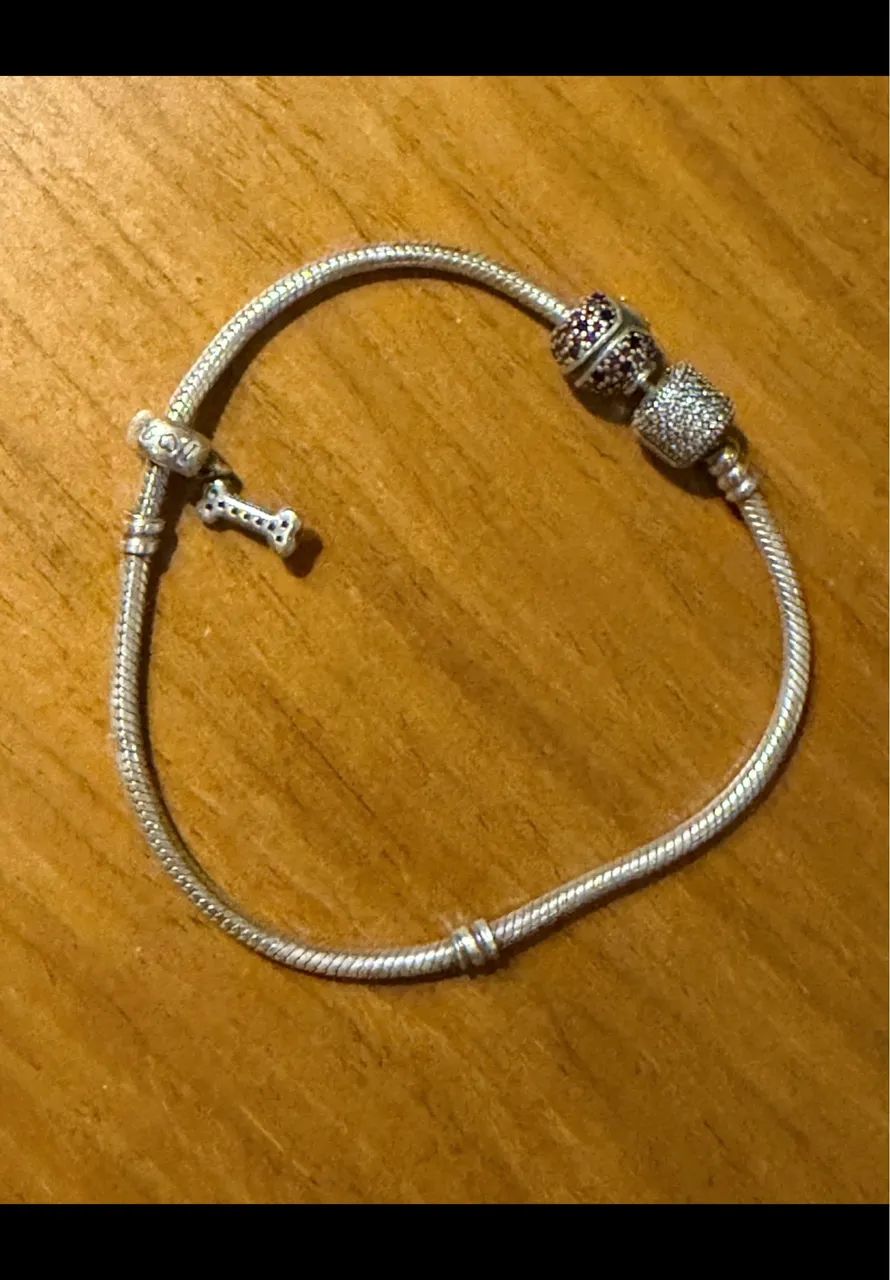 BRACELETE PULSEIRA PANDORA PRATA ORIGINAL
