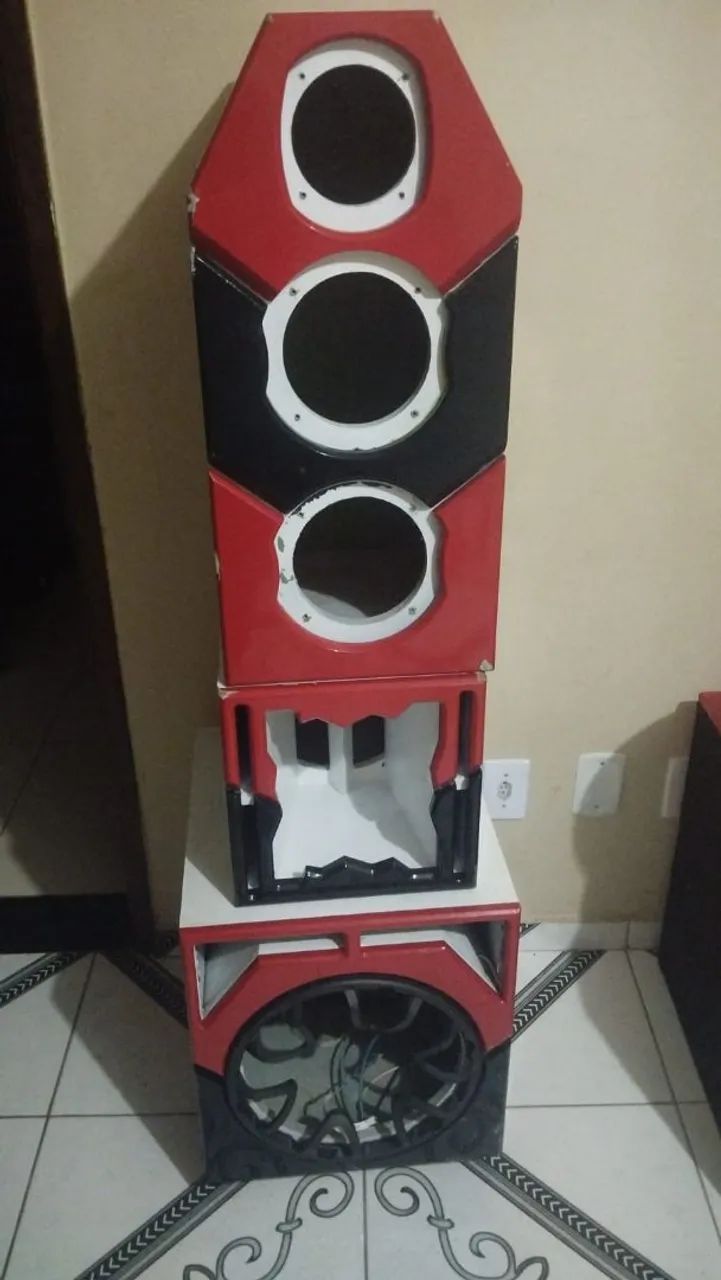 Caixas torre e separada em MDF ultra naval . - Foto 2