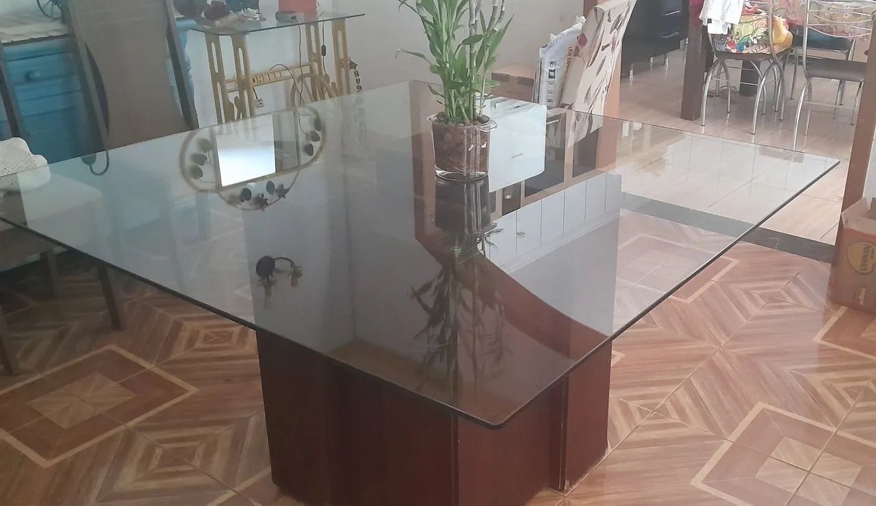 Mesa de vidro/avaria na base - Foto 2