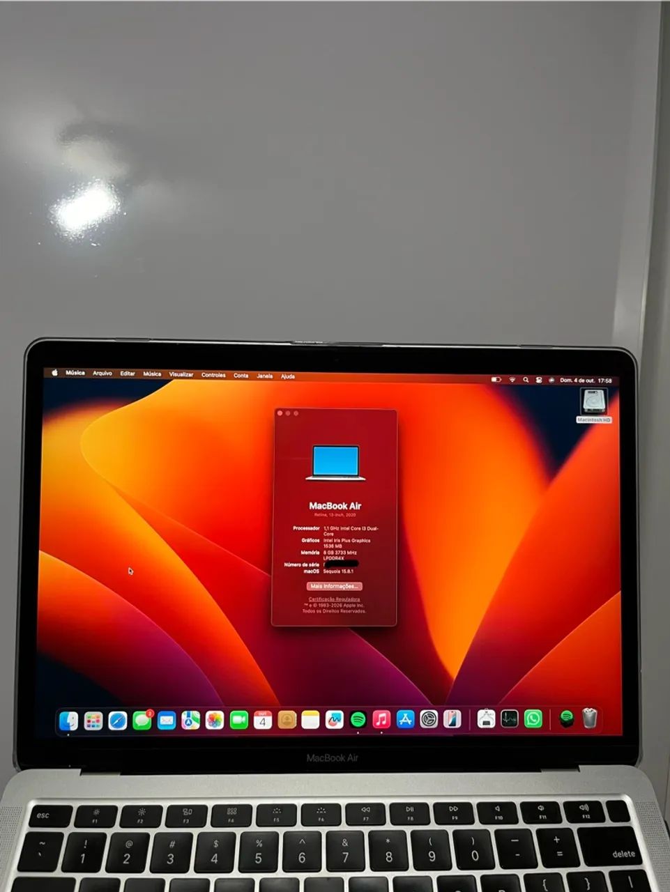 MacBook Air 2020 8GB/256GB Novíssimo - Notebooks - Guará II