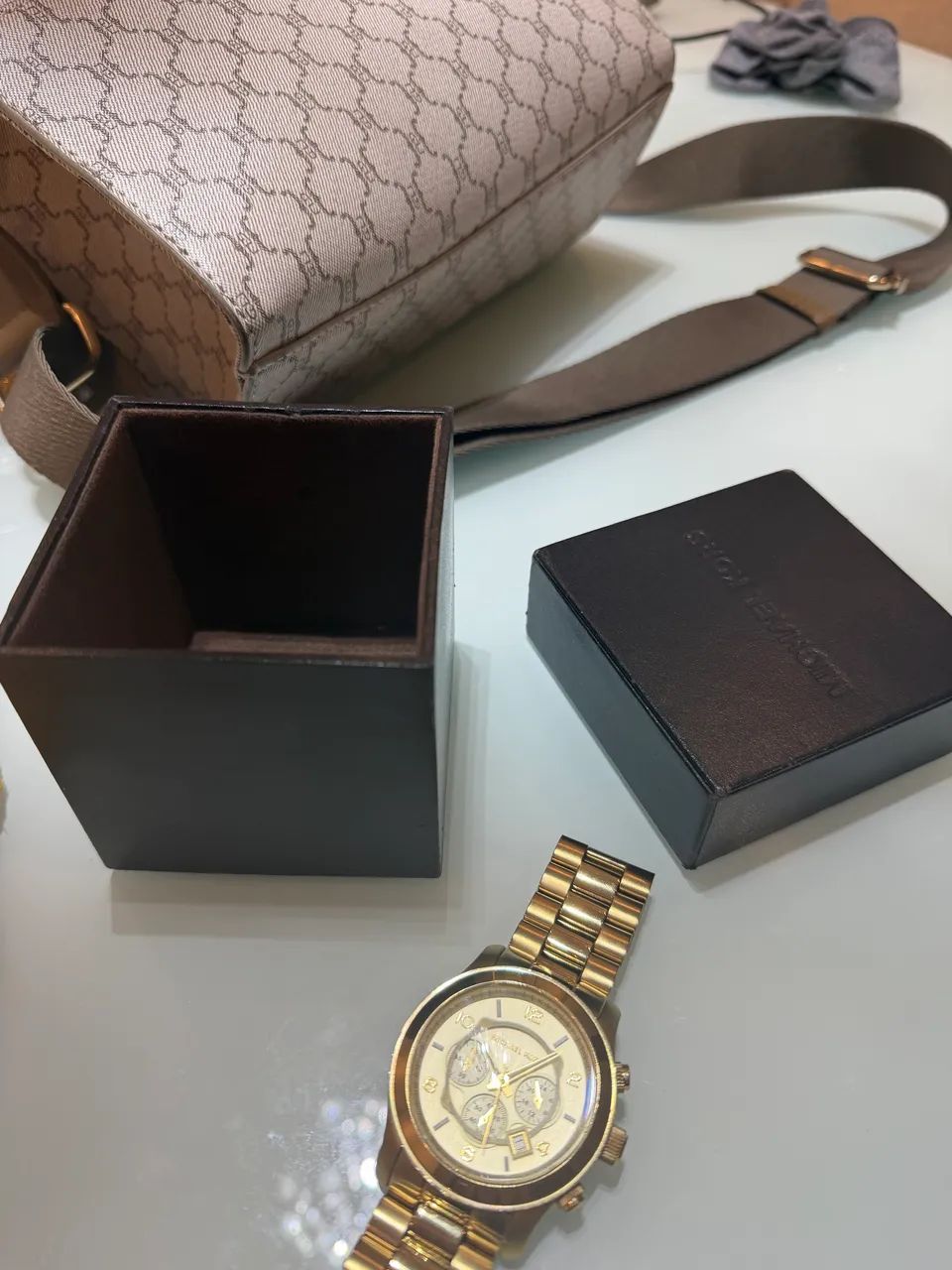 Relógio Michael Kors MK8077 Dourado  - Foto 4