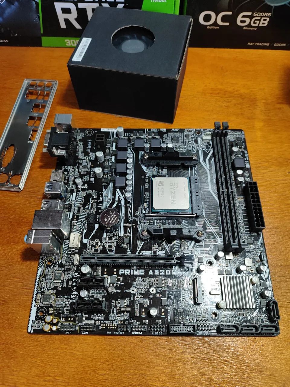 KIT UPGRADE Ryzen 5 5600GT + PLACA MÃE A320M - GARANTIA 3 MESES 
