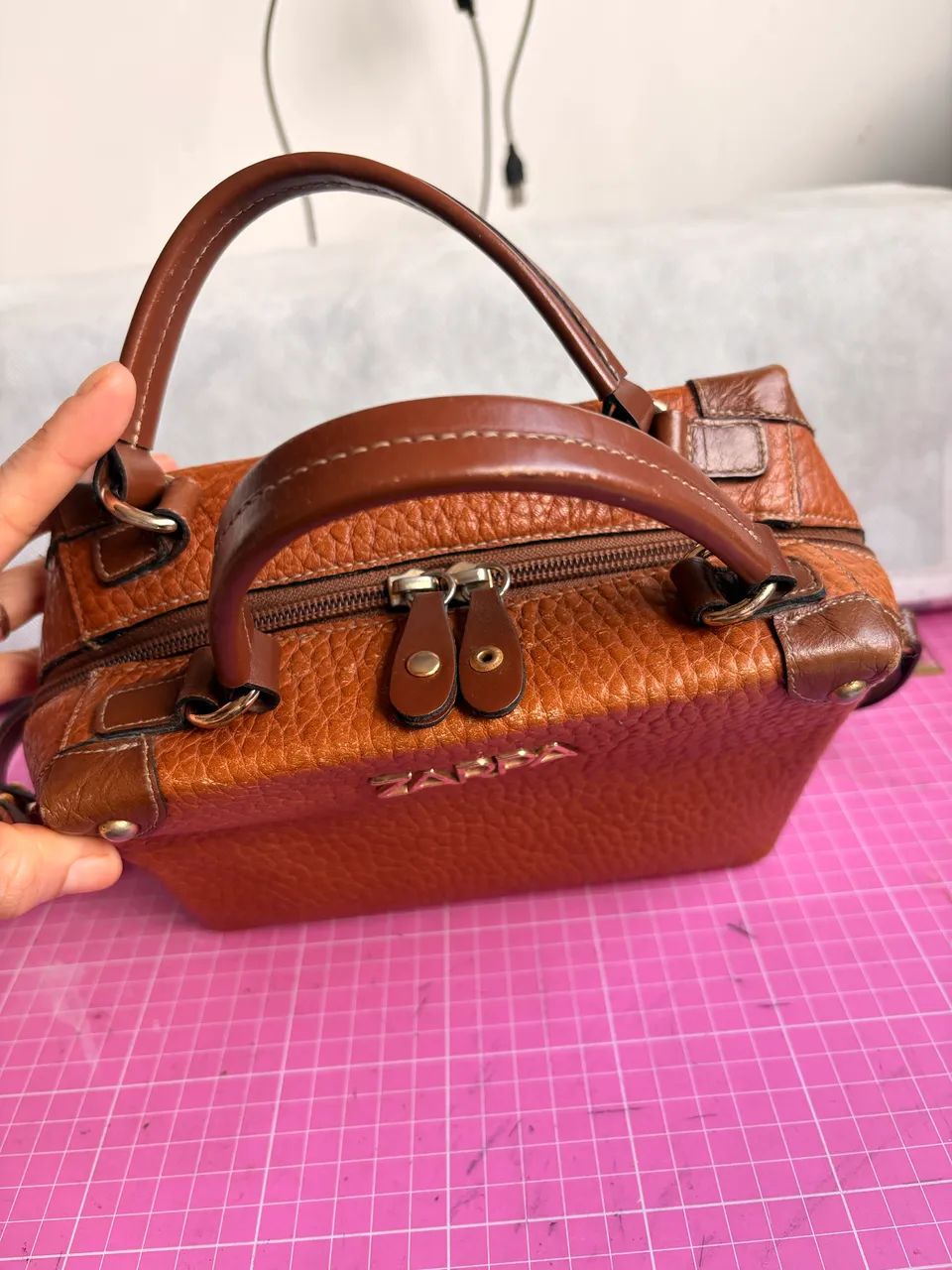 Bolsa em couro legítimo  - Foto 2