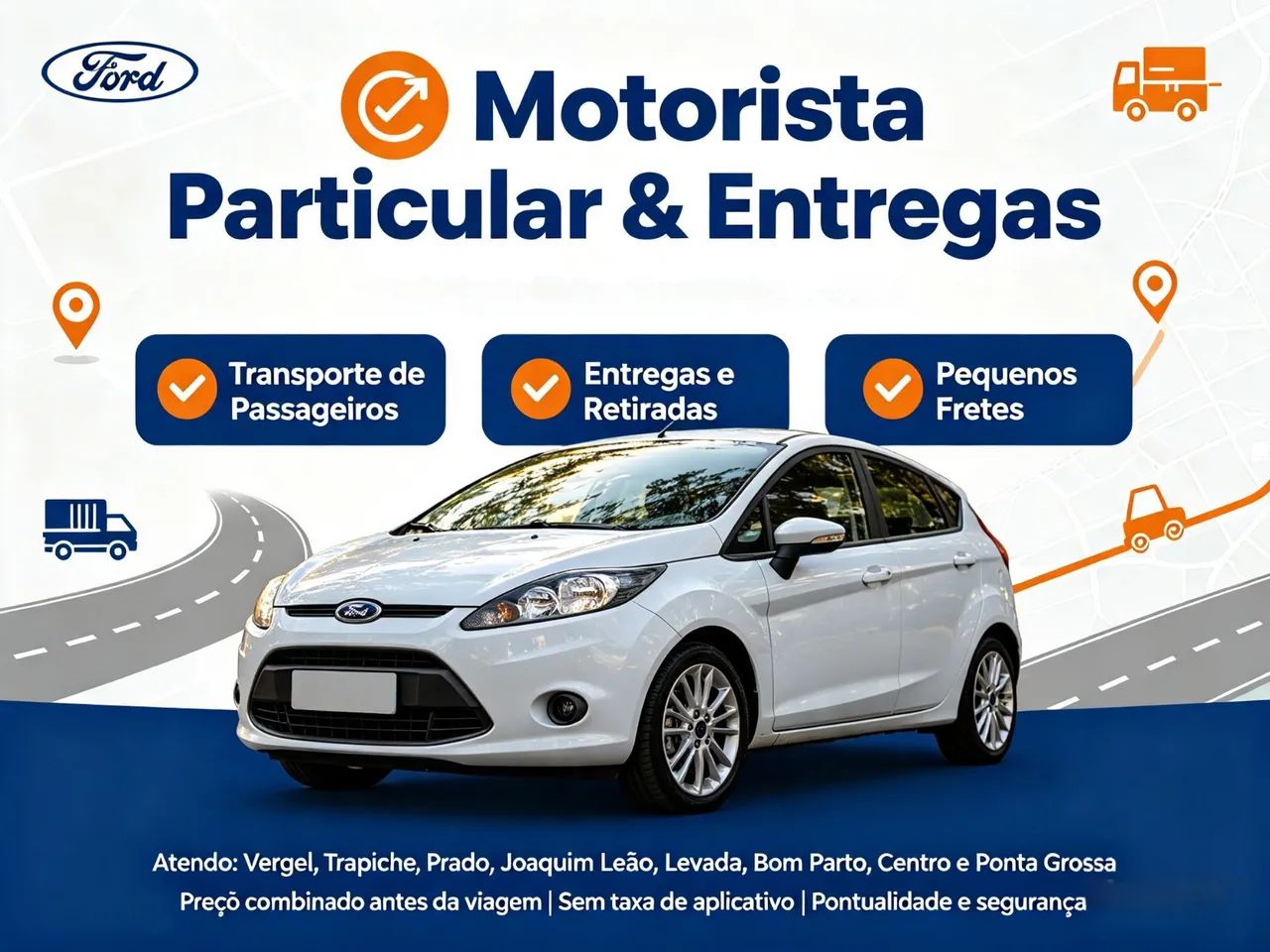  Transporte de Passageiros e Entregas.
