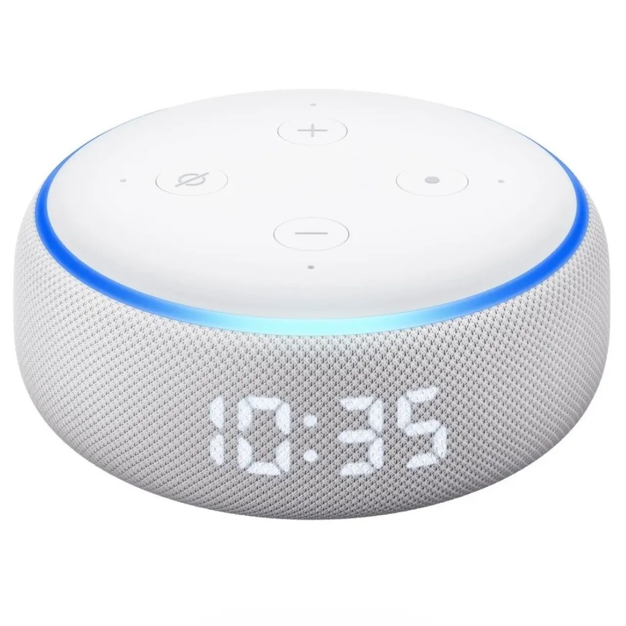 Echo Dot 3ª com Relógio