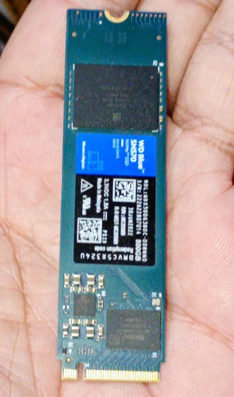 Ssd Western Digital Blue Sn570 M.2 2280 Nvme 3500mb/S- Wds500g3b0c 500Gb - Foto 5