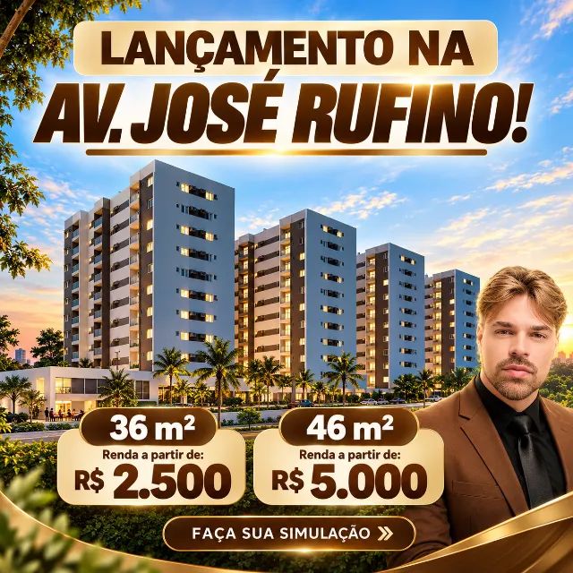 Apartamento na José Rufino para venda | 2 quartos.