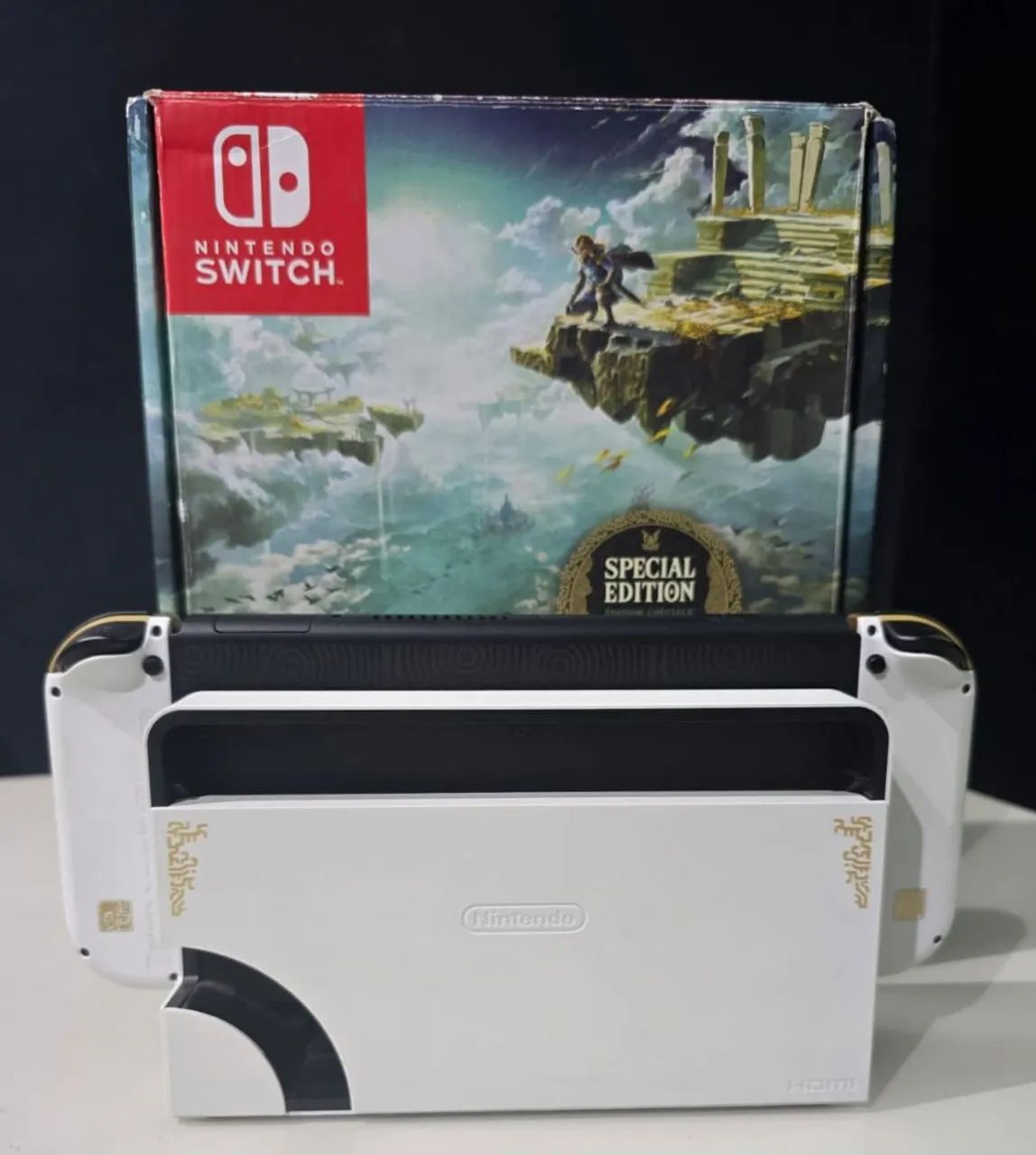 Nintendo Switch OLED Edição Zelda - NOVO - Foto 2